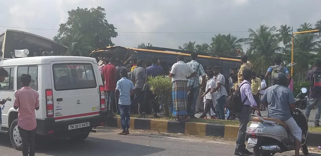 bus accident in  salem 